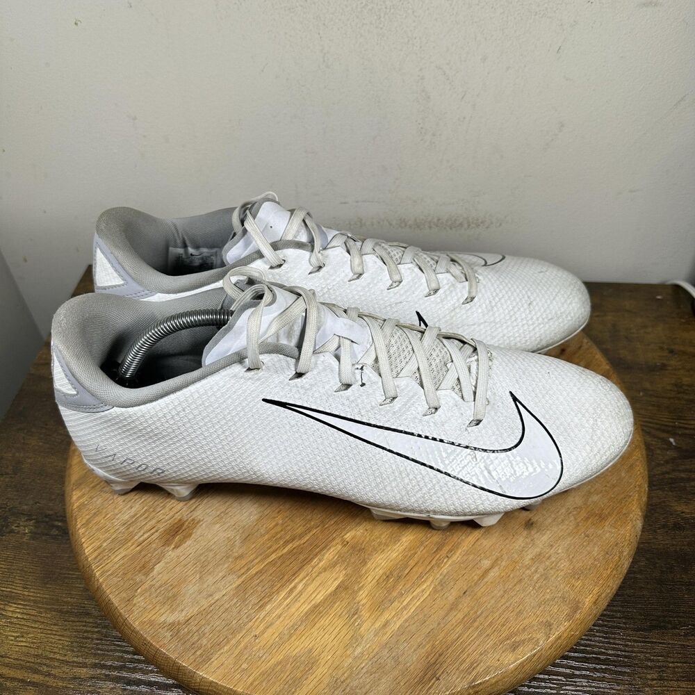 Nike Vapor 14 Elite FG Soccer Shoes Mens Size 14 White Black Cleats CZ2606-100